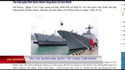 Tàu hải quân Hàn Quốc tới cảng Cam Ranh