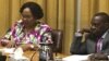 Information Minister Monica Mutsvangwa and Foreign Affairs Minister Sibusiso Moyo at a ministerial briefing in Harare. 