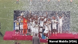 TP Mazembe etomboli keni na Lubumbashi, ns RDC, 6 sanza ya zomi na moko 2016. (VOA/Narval Mabila)