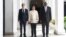 Menlu AS Antony Blinken dan Menhan AS Lloyd Austin bertemu dengan Presiden Filipina Ferfinand Marcos Jr. di Istana Malacanang, Manila, Selasa 30 Juli 2024.