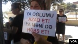 Gəncə hadisələri ilə bağlı etiraz aksiyası