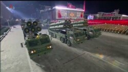 지난 10월 북한 평양에서 열린 노동당 창건 75주년 기념 열병식에 신형 초대형 방사포로 보이는 무기가 등장했다.