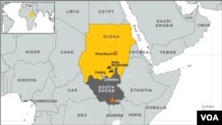 Sudan South, Sudan Map
