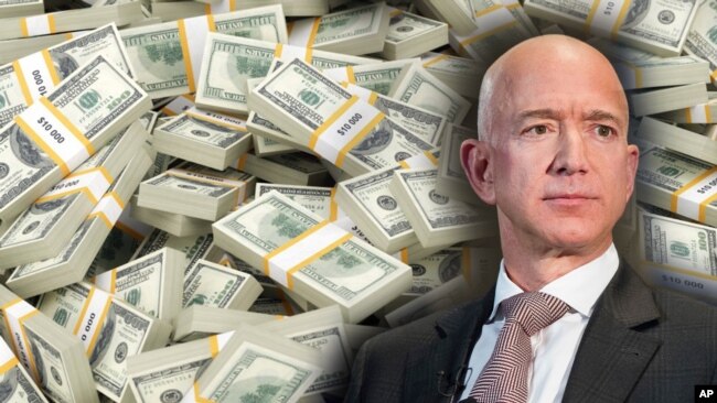 Jeff Bezos, người giàu nhất thế giới.