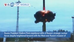 VOA60 World - Putin Monitors Strategic Nuclear Forces Exercise