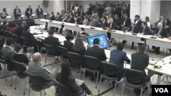 Ministros de Hacienda de países latinoamericanos reunidos en el BID este 12 de octubre de 2022. (captura de pantalla, tranmisión en vivo)