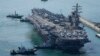 FILE - The U.S. carrier USS Ronald Reagan