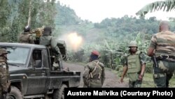 Wanajeshi wa FARDC wakipambana na M23 Kivu Kaskazini Mashariki mwa Congo
