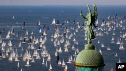 Sailing boats participate in the 54th edition of the traditional &quot;Barcolana&quot; regatta, in the Gulf of Trieste, north-eastern Italy.
