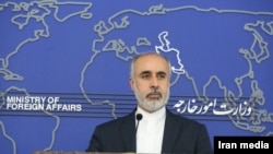 Juru bicara Kementerian Luar Negeri Iran, Nasser Kanani. (20/11).