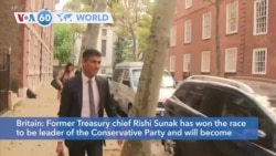 VOA60 World - Rishi Sunak to become Britain’s next prime minister