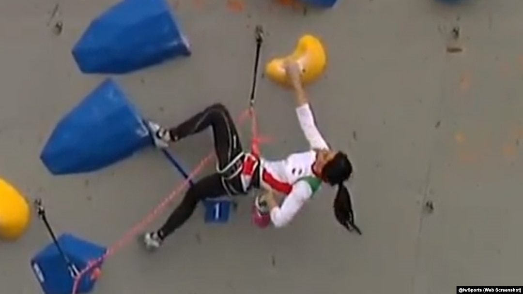 Elnaz Rekabi na takmičenju u Južnoj Koreji.
