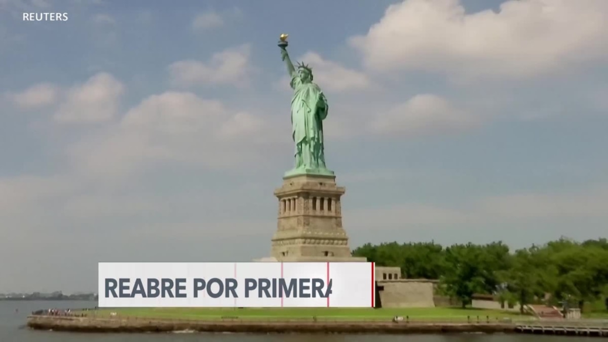 The Crown of the Statue of Liberty reopens to the public in New York