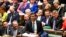 In this handout photo provided by UK Parliament, Britain's Prime Minister Rishi Sunak speaks during Prime Minister's Questions in the House of Commons in London, Oct. 26, 2022.