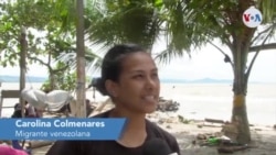 Carolina Colmenares, migrante venezolana