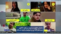 سازمان حقوق بشر ایران می‌گوید تاکنون دست‌کم ۱۵۴ تن در اعتراضات کشته شده‌اند