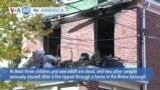 VOA60 America - Three children, one adult killed in Bronx, New York City fire