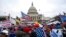 Bạo loạn tại Điện Capitol ở thủ đô Washington, Mỹ, ngày 6/1/2021.