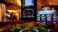 FILE - Gaming machines are seen at the casino of MGM Cotai in Macau, China Feb. 13, 2018.