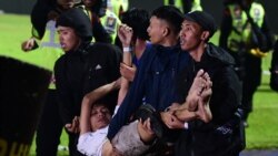 印尼足球比賽結束後發生騷亂 至少174人死亡