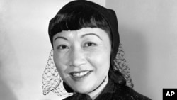 Chinese American actor Anna May Wong, whose first film appearance was in 1922 was "Chinese Parrot," appears on Jan. 22, 1946. (AP Photo/Carl Nesensohn, File)