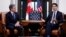 Premye Minis Kanadyen an Justin Trudeau ak Sekrete d Eta Antony Blinken pandan yon rankont bilateral nan Ottawa, Ontario, Kanada, 27 Oktob, 2022. 