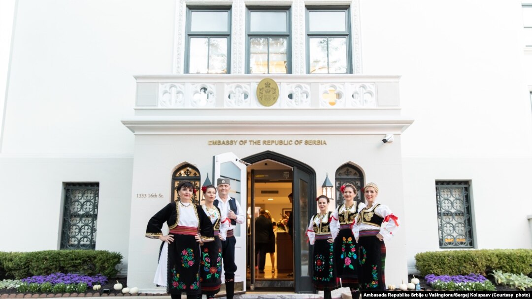 Nova zgrada ambasade u Vašingtonu. Foto: Ambasada Republike Srbije u SAD/Sergej Kolupaev