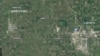 北达科他州大福克斯市北部，离大福克斯空军基地不到20英里处，中国阜丰集团美国子公司买的大片农地拟建中玉米湿磨加工厂。Credit: Google Earth