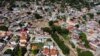 Vista aérea del sector Las Tejerías, una localidad que fue golpeada por devastadoras inundaciones luego de fuertes lluvias que comenzaron el 8 de octubre en el estado de Aragua, Venezuela, el 10 de octubre de 2022.