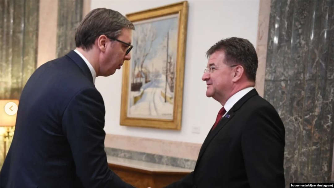 ARHIVA - Aleksandar Vučić i Miroslav Lajčak u Beogradu, 17. oktobar 2022. (Foto: Instagram/@buducnostsrbijeav)