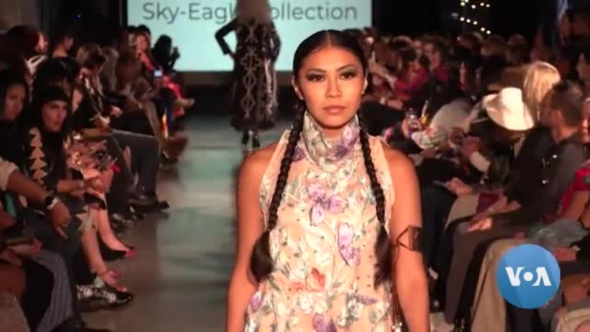 Native American Fashions Strut Denver Runway