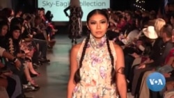 Native American Fashions Strut Denver Runway
