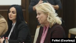 Predsednica Skupštine Crne Gore Danijela Đurović na sastanku u Predsedništvu Srbije (FoNet)