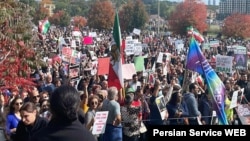 تظاهرات کانادا برای اعلام همبستگی با معترضان در ایران - مهر ۱۴۰۱