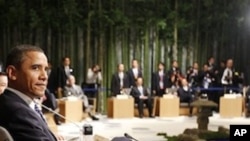 President Barack Obama at the Leaders Retreat at the APEC summit in Yokohama, Japan, Saturday, Nov. 13, 2010.