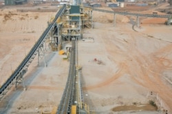 FILE - A general view of the gold mine site, operated by Endeavour Mining Corporation in Hounde, Burkina Faso, Feb. 13, 2020.