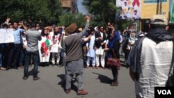 از روز شنبه گذشته به این طرف، برپایی خیمه‌های معترضان در شهر کابل افزایش می‌یابد