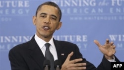Tổng thống Obama phát biểu về an ninh năng lượng của Mỹ tại Đại học Georgetown ở Washington, 30/3/2011