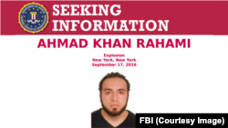 FBI poster seeking information on Ahmad Khan Rahami