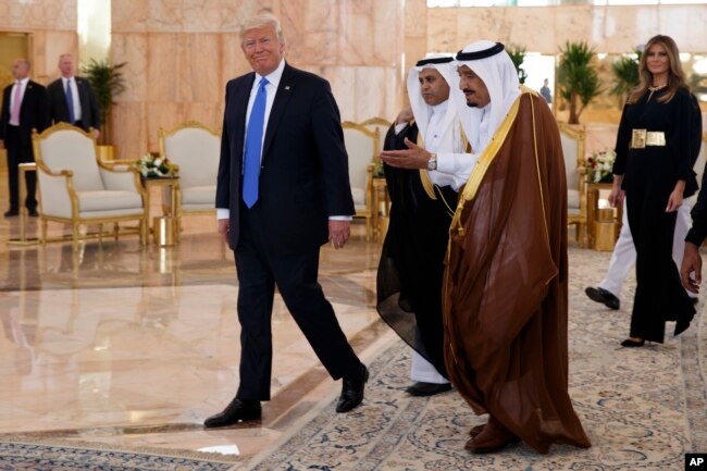 Tổng Thống Trump ở Ả rập Xê út