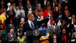 Le président Obama à Soweto