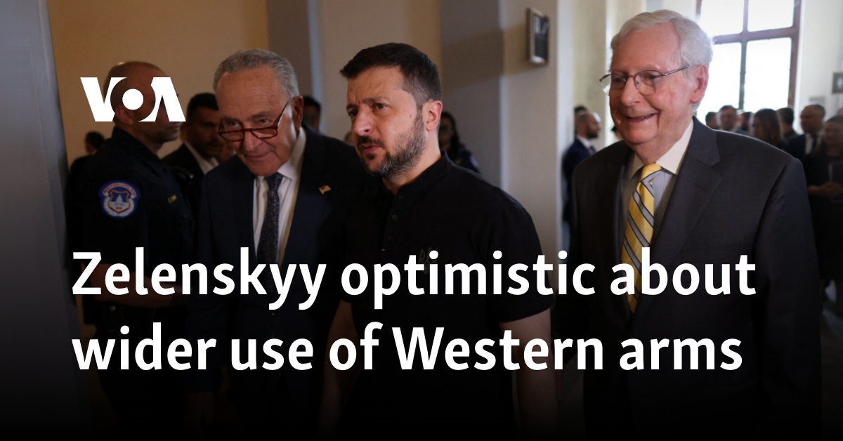 Zelenskyy optimistic about wider use of Western arms