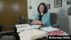 Mary Studzinski, executive director of the Pennsylvania Immigration Center, at her office in York, Pennsylvania.