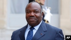 Le président gabonais Ali Bongo Ondimba, à l'Elysée à Paris, France, 10 novembre 2015.
