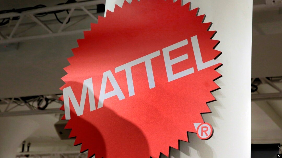 
Logo Mattel di TTPM 2018 Spring Showcase in New York, 26 April 2018.
