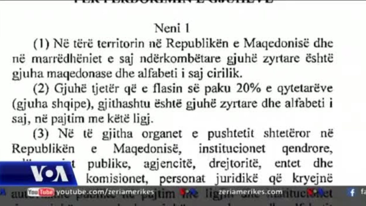 Billedresultat for Maqedoni: Opozita pÃ«rpiqet tÃ« pengojÃ« zbatimin e ligjit tÃ« gjuhÃ«s shqipe