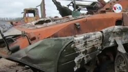 Video muestra el cementerio de tanques de Bucha