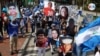 Nicaraguenses demandan justicia para las víctimas de la represión de 2018 en Miami este domingo 17 de abril. Foto cortesía: Winston Potosme