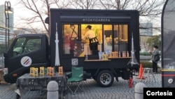 Tokyo Arepa es un food truck que recorre diariamente las calles de la capital de Japón. [Foto: Cortesía]