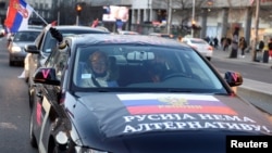 Vožnja podrške Rusiji u Beogradu, 13. mart 2022.